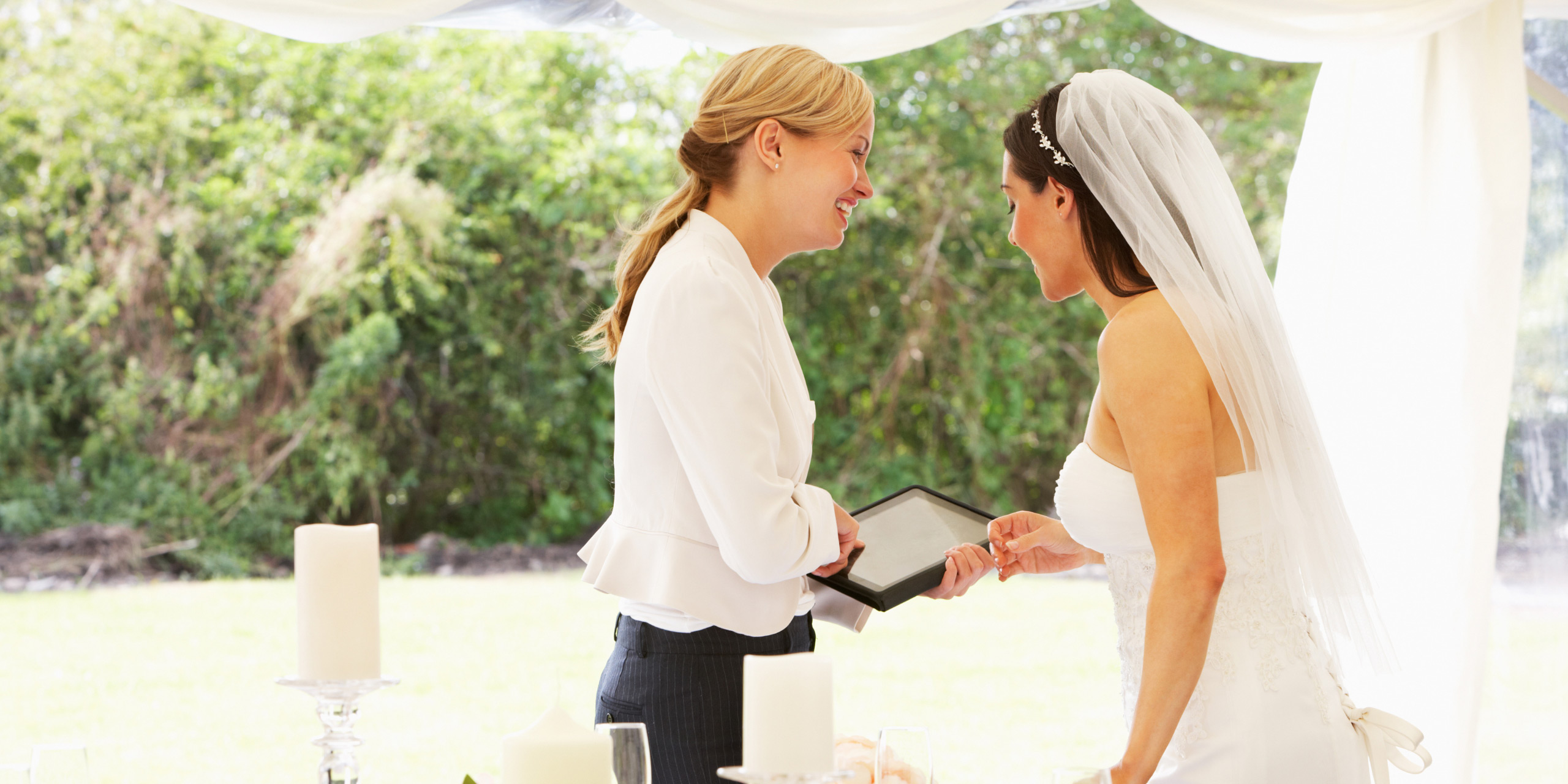 Koordination am Hochzeitstag